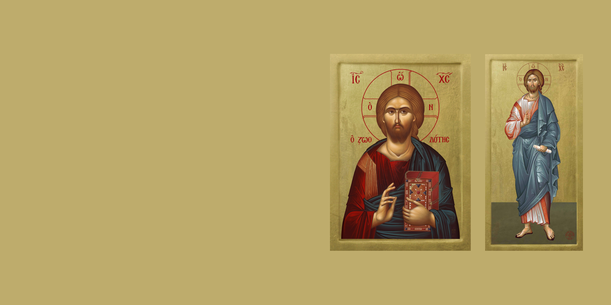 Holy Icon Tibia All Gold Byzantine Holy Icons | Αthonite – Athonite