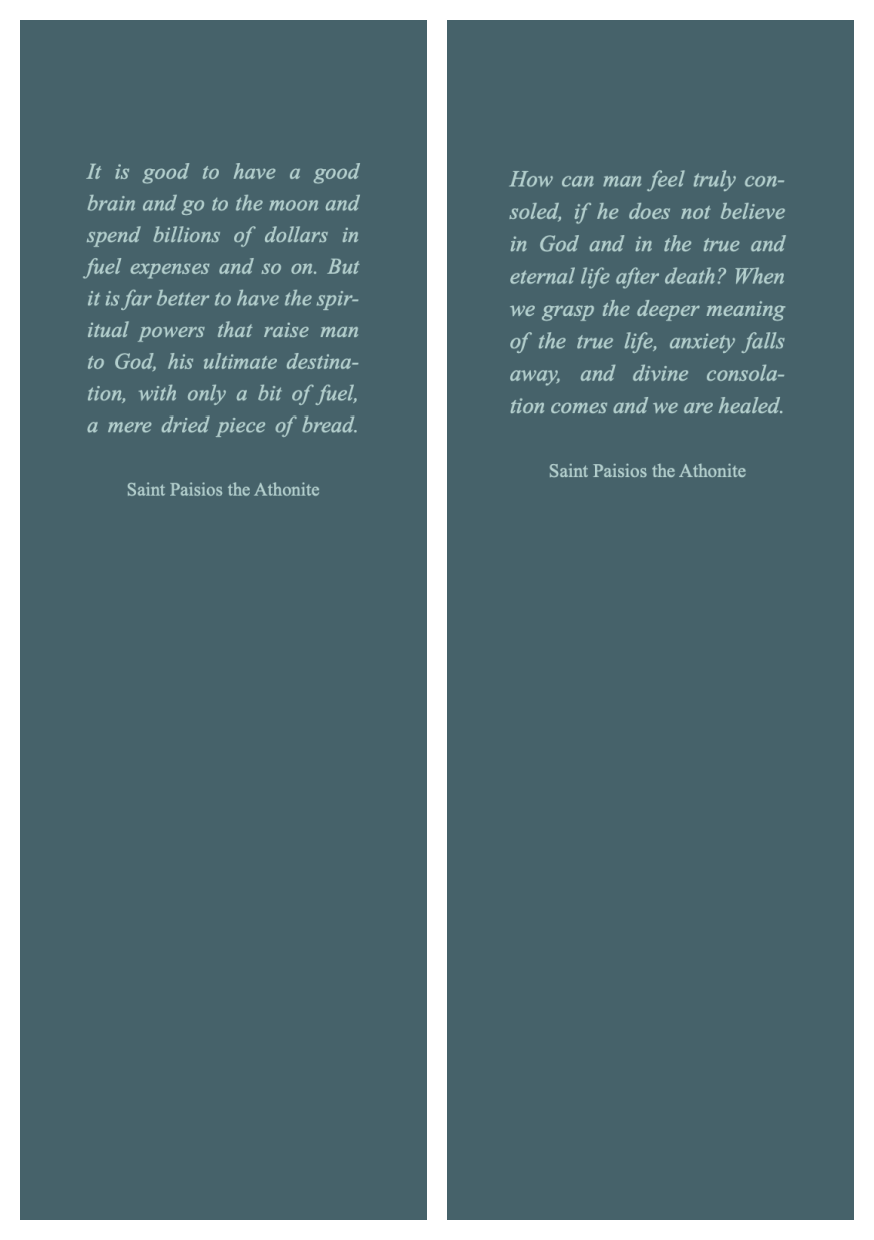 Spiritual Counsels, Volume I: With Pain and Love for Contemporary Man