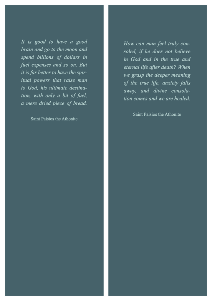 Spiritual Counsels, Volume I: With Pain and Love for Contemporary Man