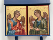 Set of Two, Archangels Gabriel and Michael in Prayer
