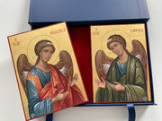 Set of Two, Archangels Gabriel and Michael in Prayer
