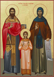 Saints Raphael, Nicholas and Irene