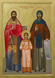 Saints Raphael, Nicholas and Irene