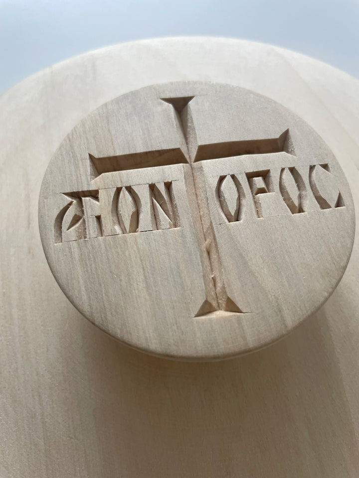 Prosphora Bread Stamp From Mount Athos