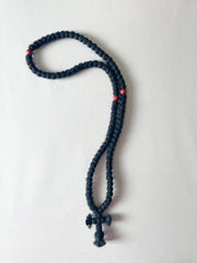 Wool Prayer Rope from Mount Athos (Crimson Bead)