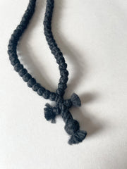 Wool Prayer Rope from Mount Athos (Crimson Bead)