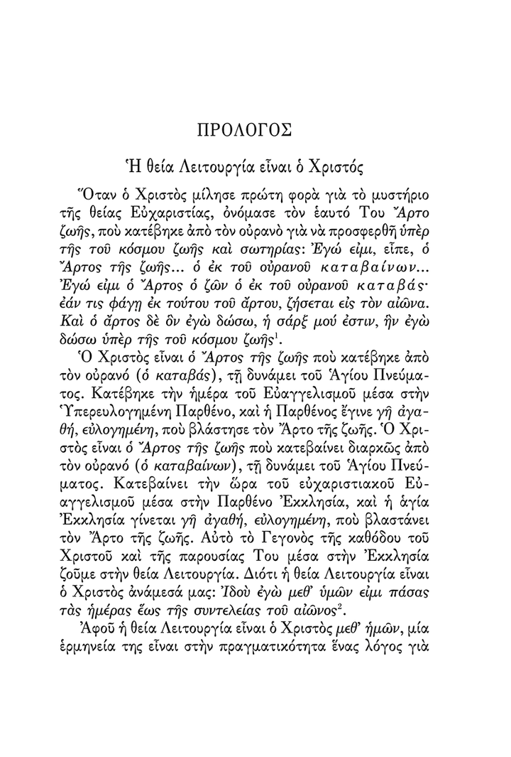 Η Θεία Λειτουργία, Σχόλια - Athonite