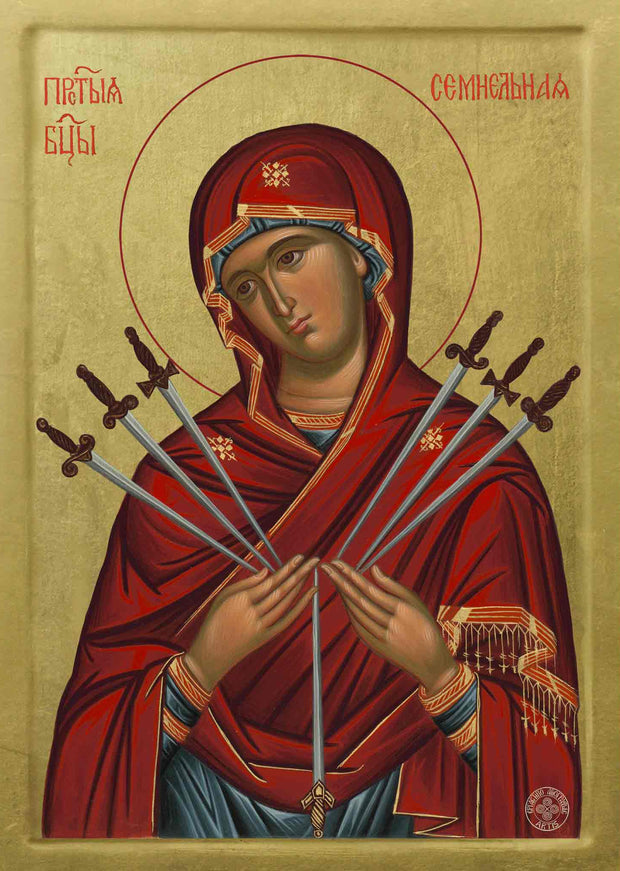 Holy Virgin Mary of Seven Swords (Slavic) - Athonite