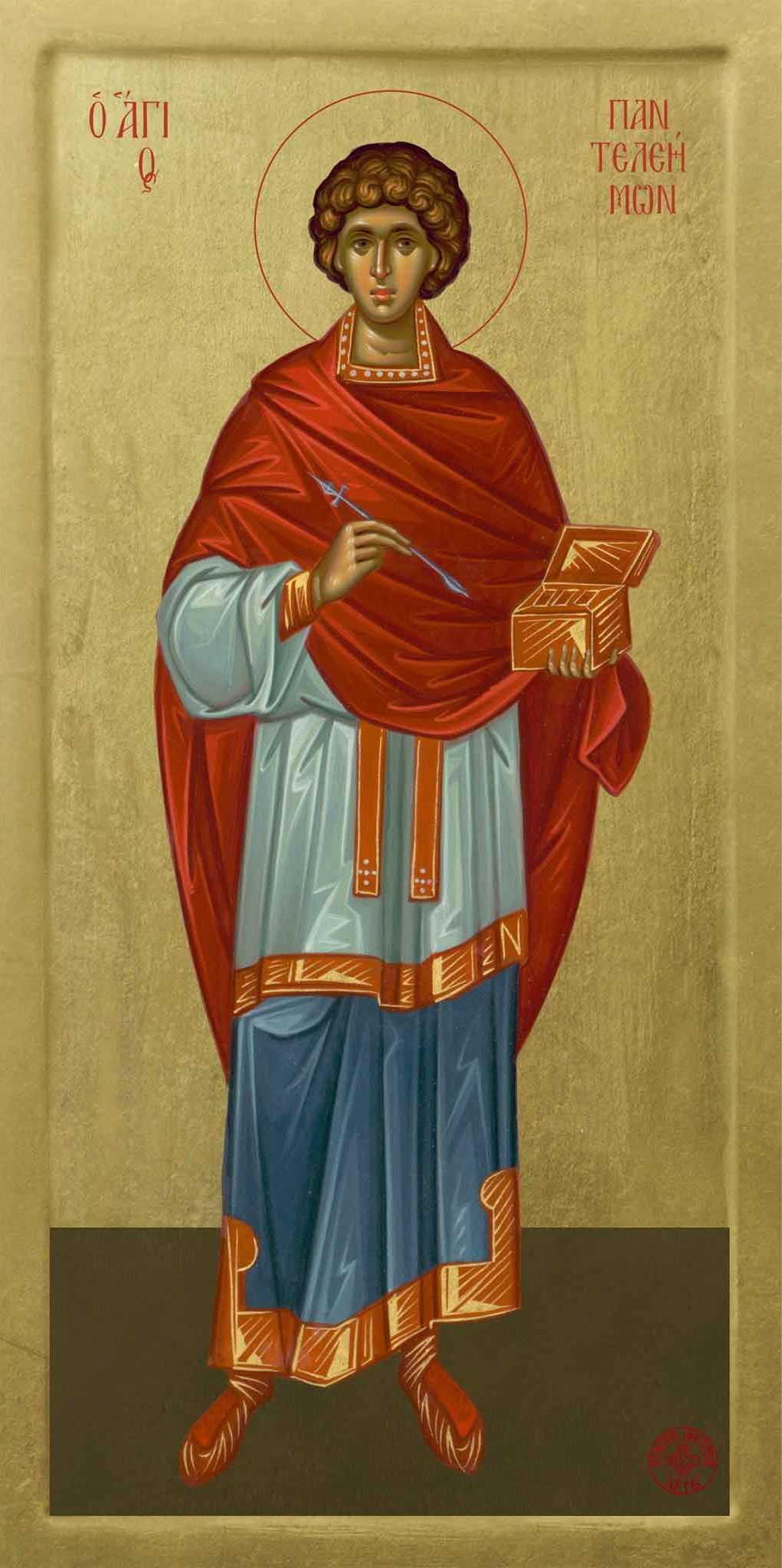 Saint Panteleimon, Full Stature - Athonite
