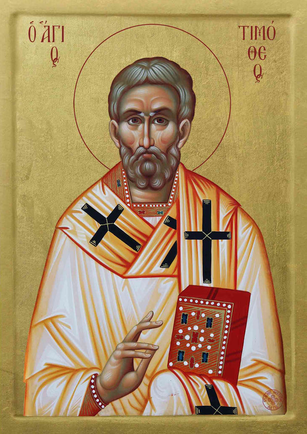 St. Timothy Statue Gold, Byzantine Holy Icons of Saints | Athonite – Page 4