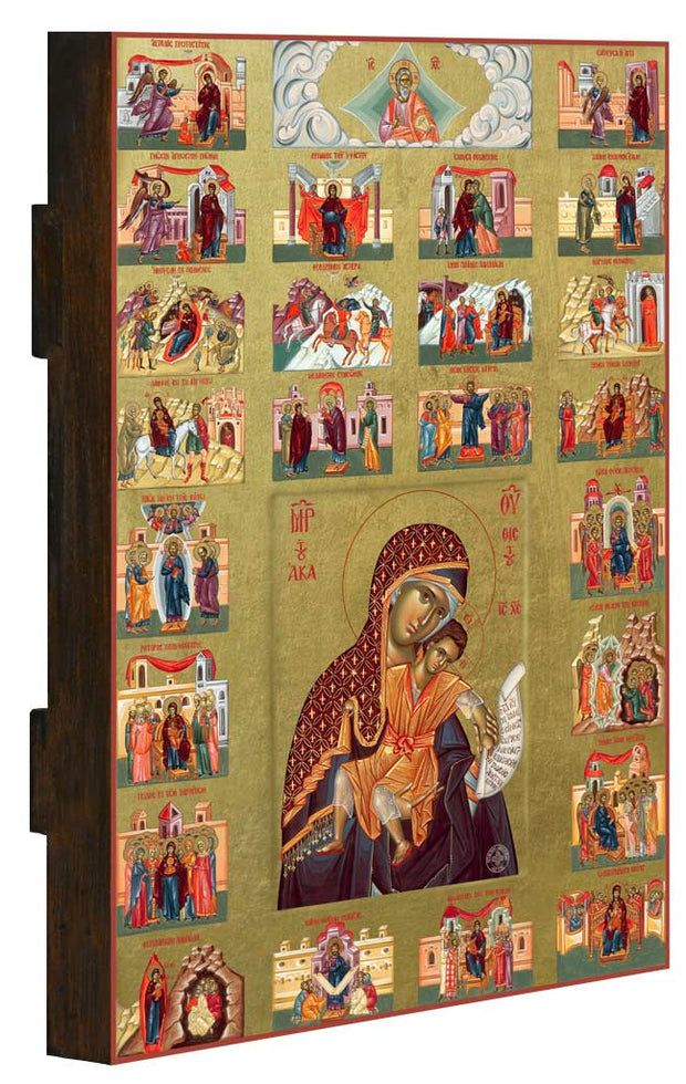 Theotokos of the Akathist - Athonite