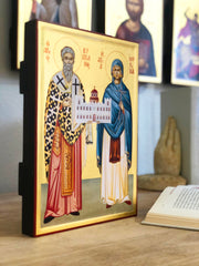 Saints Cyprian and Justina Full Stature - Athonite